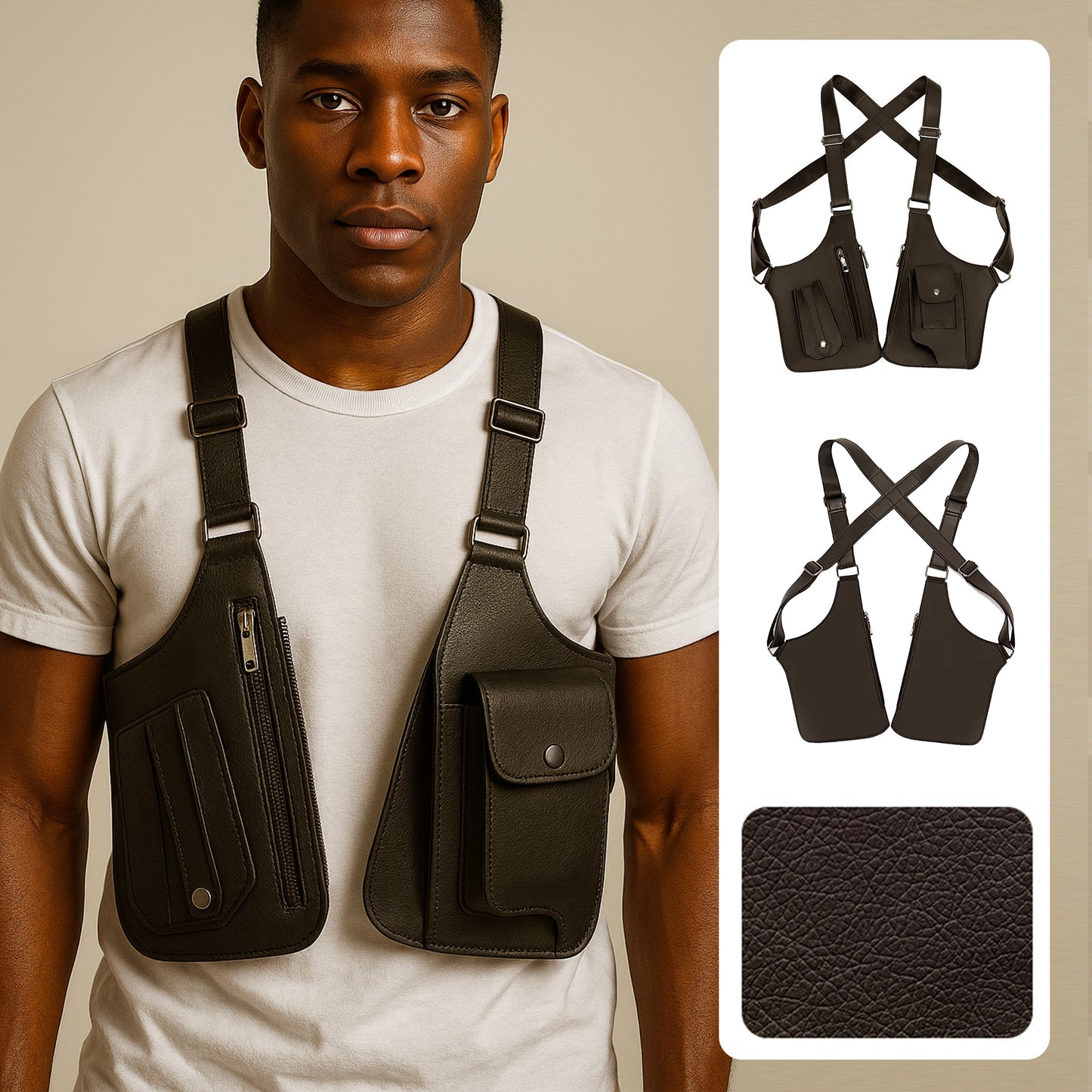 Sac Bandoulière Antivol Multifonctions – Sécurité et Élégance au Quotidien